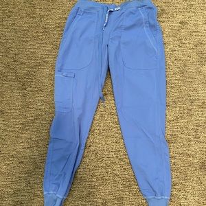Medcouture Jogger Cargo Scrub Pants, Ceil XS